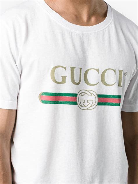 gucci logo t shirt replica|gucci shirt spotting.